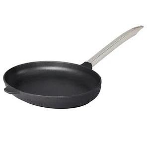 SKK Fischpfanne 38x26 cm oval Schnitzelpfanne Pfanne Aluguss mit Edelstahlgriff - Bild 1 von 7