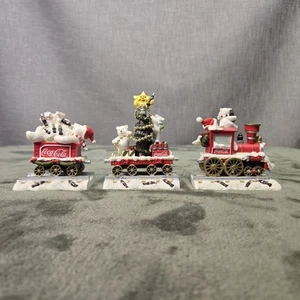 Juego de tren Coca Cola Polar Bear Express Bradford Exchange 2003 3 piezas usado en excelente estado - Imagen 1 de 13