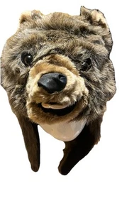 Vintage Disneyland California Adventure GURR Grizzly River Run Bär Mütze selten - Bild 1 von 5