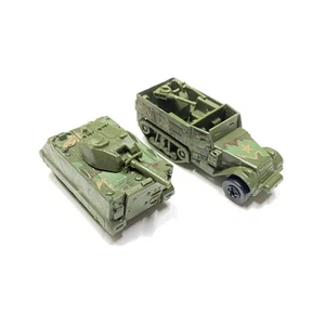 Vintage Mattel Hot Wheels Tank Gunner 9374, & Command Tank 1974 & 1983 - Foto 1 di 8