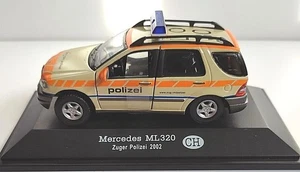 MERCEDES ML 320 Police Polizei Switzerland 2002 1/43 DeAgostini - Foto 1 di 5