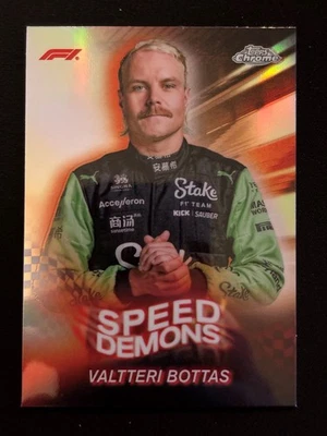 Valtteri Bottas 2024 Topps Chrome #SD-13 Speed Demons - Image 1 of 3