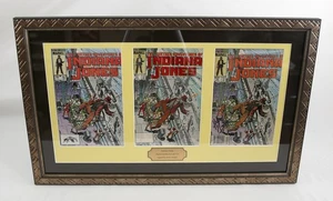Vintage 1983 Indiana Jones #16 gerahmte Produktion Farbanleitung und signierter Comic - Bild 1 von 7
