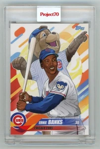 Tarjeta Topps Project 70 2021 #48 - 2018 Ernie Banks de Quiccs Cubs PR/4195 - Imagen 1 de 2