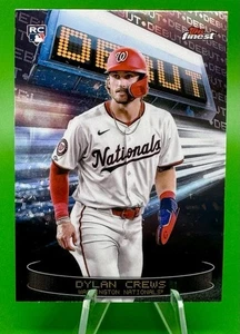 2025 Topps Finest Dylan Crews Debut Insert Rookie #D-22 Washington Nationals RC - Picture 1 of 2