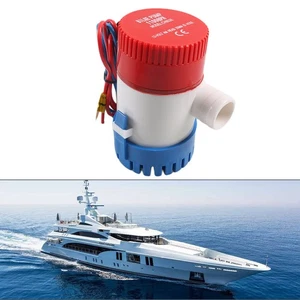 Bomba de drenaje de achique de agua sumergible para yate de 12V para salida de bomba de 1-1/8" - Imagen 1 de 18