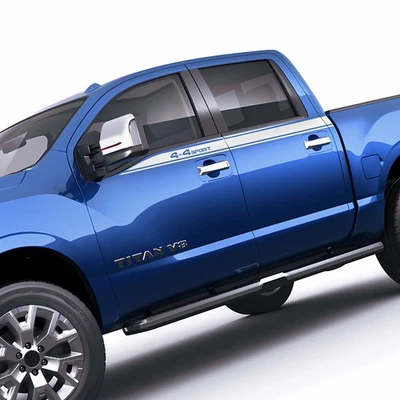 2X Decal Sticker Up Side Racing Stripes Graphics for Nissan Titan 2003-Present — 第 1/4 张图片