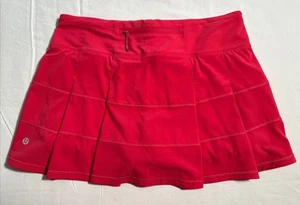 EUC🌟Lululemon Pace Rival Skirt II Size 6 Boom Juice Lined - Picture 1 of 6