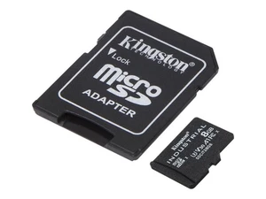 Kingston Industrial 8 GB MicroSDHC Classe 10 UHS-I Class 3 SDCIT2/8GB - Foto 1 di 2