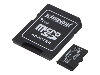Kingston Industrial 8 GB MicroSDHC Classe 10 UHS-I Class 3 SDCIT2/8GB - Immagine 1 di 2
