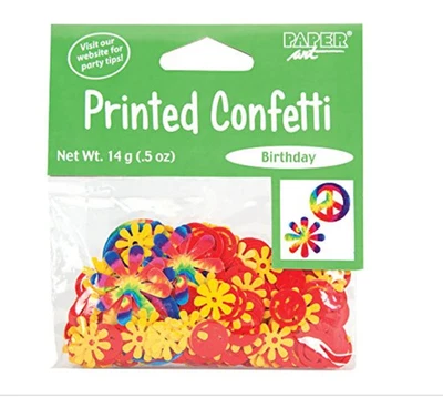 Tie Dye Fun Groovy Party Supplies Decorations Confetti - Image 1 of 3
