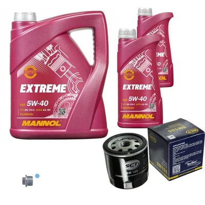 SCT Germany Filtro Olio 7 L MANNOL Extreme 5W-40 Per Chevrolet Cruze J300 1.6 - Immagine 1 di 4