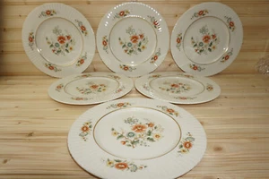 Lenox Temple Blossom (6) Dinner Plates, 10 7/8" - Picture 1 of 11