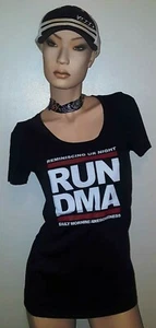 Camisa de cebollino RUN DMA para damas negra M recordando la noche diaria mañana impresionante - Imagen 1 de 4