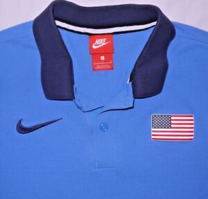 Mens EUC NIKE Sportswear Team Issued USA OLYMPIC TEAM Polo Shirt size L