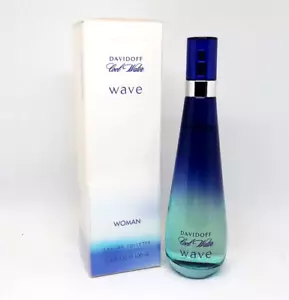 Davidoff Cool Water WAVE Woman 100 ml. Eau Toilette SPRAY 3.4 Fl. Oz. - Bild 1 von 3