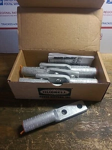 (QTY. 10) Hubbell VAUL35012BN Aluminum Compression Terminal Spade 2-Hole AL . - Picture 1 of 10