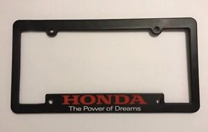 Genuine Honda "The Power of Dreams" Brand New License Frame Plate