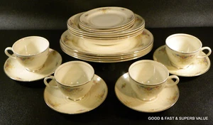 20 pcs Homer Laughlin Eggshell Nautilus ~ Rochelle ~ 4 X 5 Piece Place Settings - Picture 1 of 12