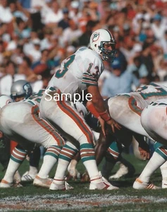 Impresión de póster fotográfico de fútbol americano Dan Marino Miami Dolphins 8x10 DM3 - Imagen 1 de 1