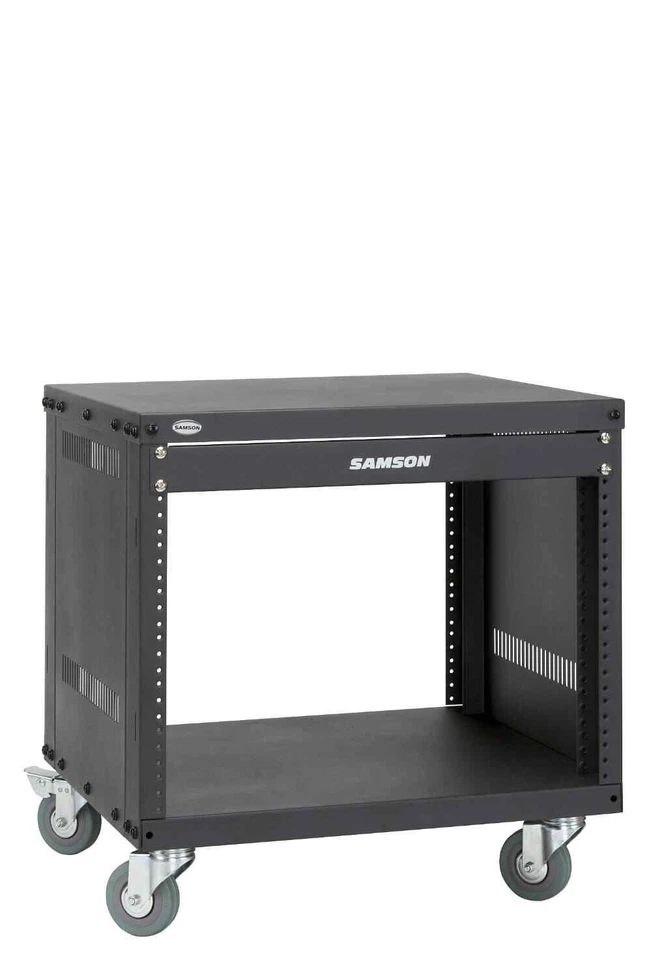 Samson SRK8 Rack Case Live Studio 19" 8HE Stahl Rollen US EU Effekte Schwarz - Bild 1 von 2