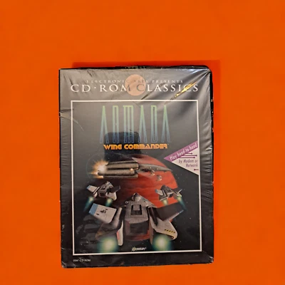 Wing Commander Armada CD-ROM PC DOS - Origin - 1994 - Still sealed never opened - Image 1 of 2