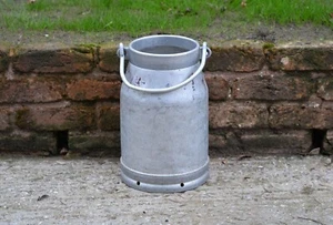 Olla de ordeño batidora de leche de aluminio antigua de colección 10L - ENVÍO GRATUITO - Imagen 1 de 7