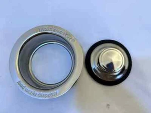 InSinkErator Entsorgungsspüle Flansch mit Stopfen - Edelstahl silber FLG-SS - Bild 1 von 5