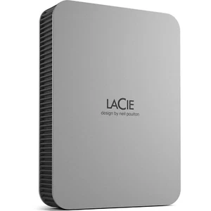 Lacie Mobile Drive V2 External Portable 4TB USB-C Moon Silver 3YR - Picture 1 of 3