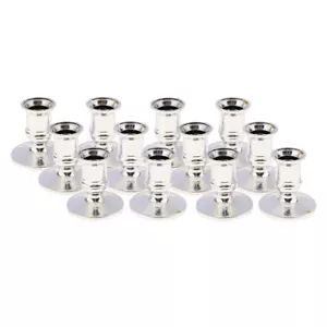 12 Stück Kerzenhalter Kerzenständer Kerzen Leuchter Basis Hochzeit Dekoration - Bild 1 von 12