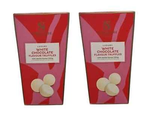 Signature Luxury White Chocolate Truffles with Vanilla Filling Smooth & Elegant - Picture 1 of 11