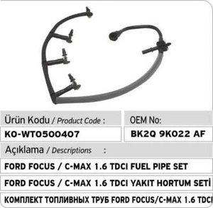 FOR FORD TRANSIT MK7 MK8 CUSTOM 2.2 TDCi FUEL INJECTOR LEAK OFF PIPE 1761934 - Picture 1 of 1