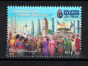 MALAYSIA 2024 MALAYSIA DAY COMP. SET OF 1 STAMP IN MINT MNH UNUSED CONDITION - Picture 1 of 3