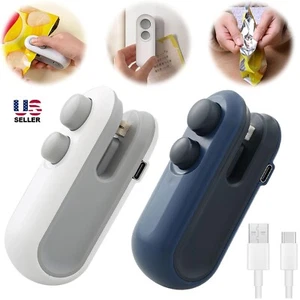 Portable Mini Electric Heat Sealer Sealing Machine Household Plastic Bag Cutter - Picture 1 of 14
