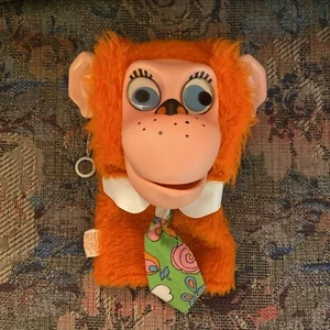 1968 Maurice der Affe Puppe Zugschnur Talker restauriert zum Sprechen - Bild 1 von 10