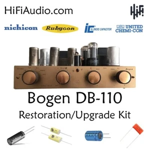 Bogen DB-110 restoration kit upgrade recap capacitor rebuild - Picture 1 of 9