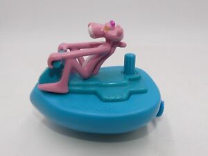 Pink Panther On Jet Ski Jammer 4" Wind Up Boat Hardee's Toy Cake Topper 1999