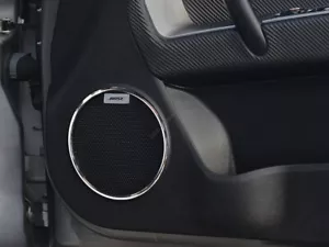 Fits Alfa Romeo MiTo Polierte Aluminium-Lautsprecherringe für die Türverkleidung - Bild 1 von 9