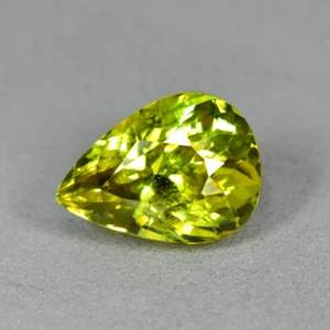 2,01 quilates pera_atractivo brillo sin calentar amarillo verdoso granate Grossular Mali - Imagen 1 de 1