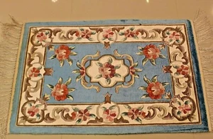TOP SELLER! AUBUSSON VINTAGE CHINESE SILK AREA RUG 2'x3' BRAND NEW!GREAT DEAL!! - Picture 1 of 8