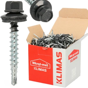 250x Trapezblech Schrauben Bohrschrauben Selbstbohrend Dach 4,8 x 35 mm RAL 7024 - Bild 1 von 1