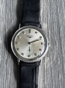 14K White Gold Longines Diamond Markers Stunnning Exquisite Dial Watch Original - Picture 1 of 9