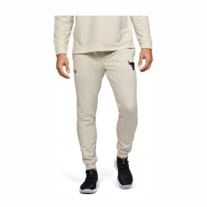 Under Armour Men’s Pants Project Rock Terry Joggers Sweatpants 1355634-110 Large - Picture 1 of 4