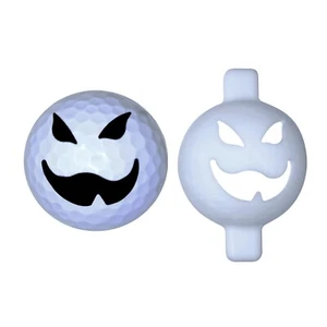Stencil per palline da golf viso spaventoso, Halloween, pennarello, personalizza le tue palline - Foto 1 di 3