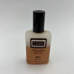 RARE Coty Musk For Men After Shave Cologne Splash 2 FL OZ VINTAGE - Picture 1 of 5