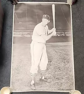 Vintage STAN MUSIAL B&W Poster 25.5x37.5 Cardinals JWK Sports HOF Rare - Picture 1 of 5