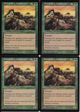 MTG: STAMPEDING WILDEBEESTS Visions UNCOMMON; played, Excellent condition x4
