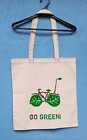 100% Cotton Go Green Design Reusable Canvas Xl Shopping Eco Heavy Duty Bag