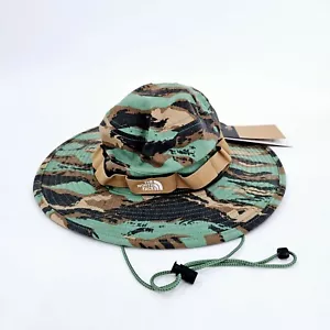 The North Face Class V Brimmer Bucket Hat Green Camo Mens S/M NEW - Picture 1 of 7