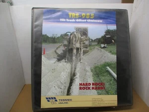 Tesmec TRS-985 Trenchers owners service operators manual chainsaw - Picture 1 of 3